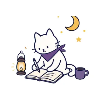 Guwa cat taking a quiet moment to reflect.